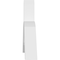 Ekena Millwork Archdale Architectural Grade PVC Gable Bracket, 84"W x 21"H x 4"D x 6"F, 6/12 Pitch GBP084X21X0406ARC00 - alternate 4